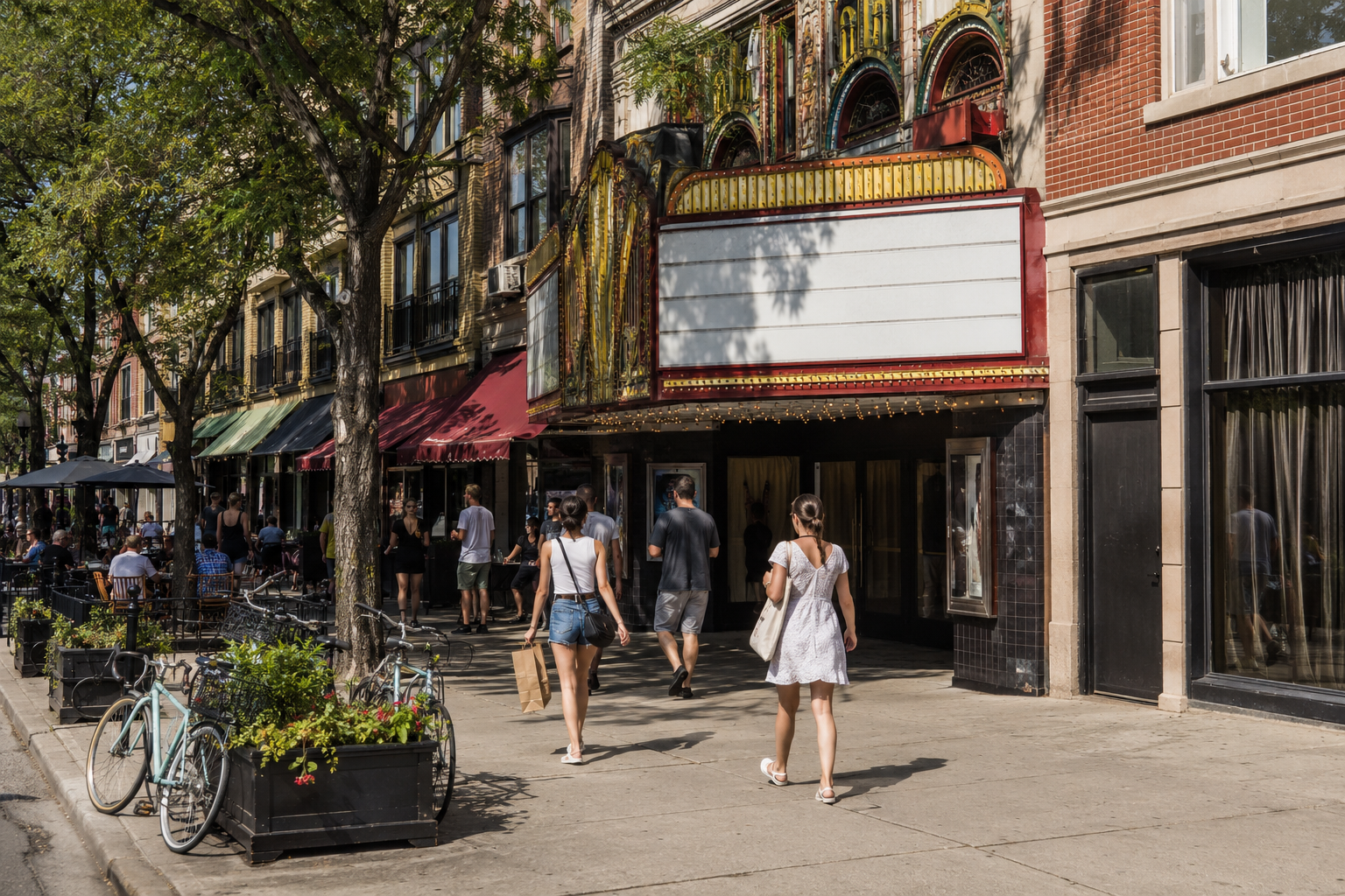Shopping on Oak Street