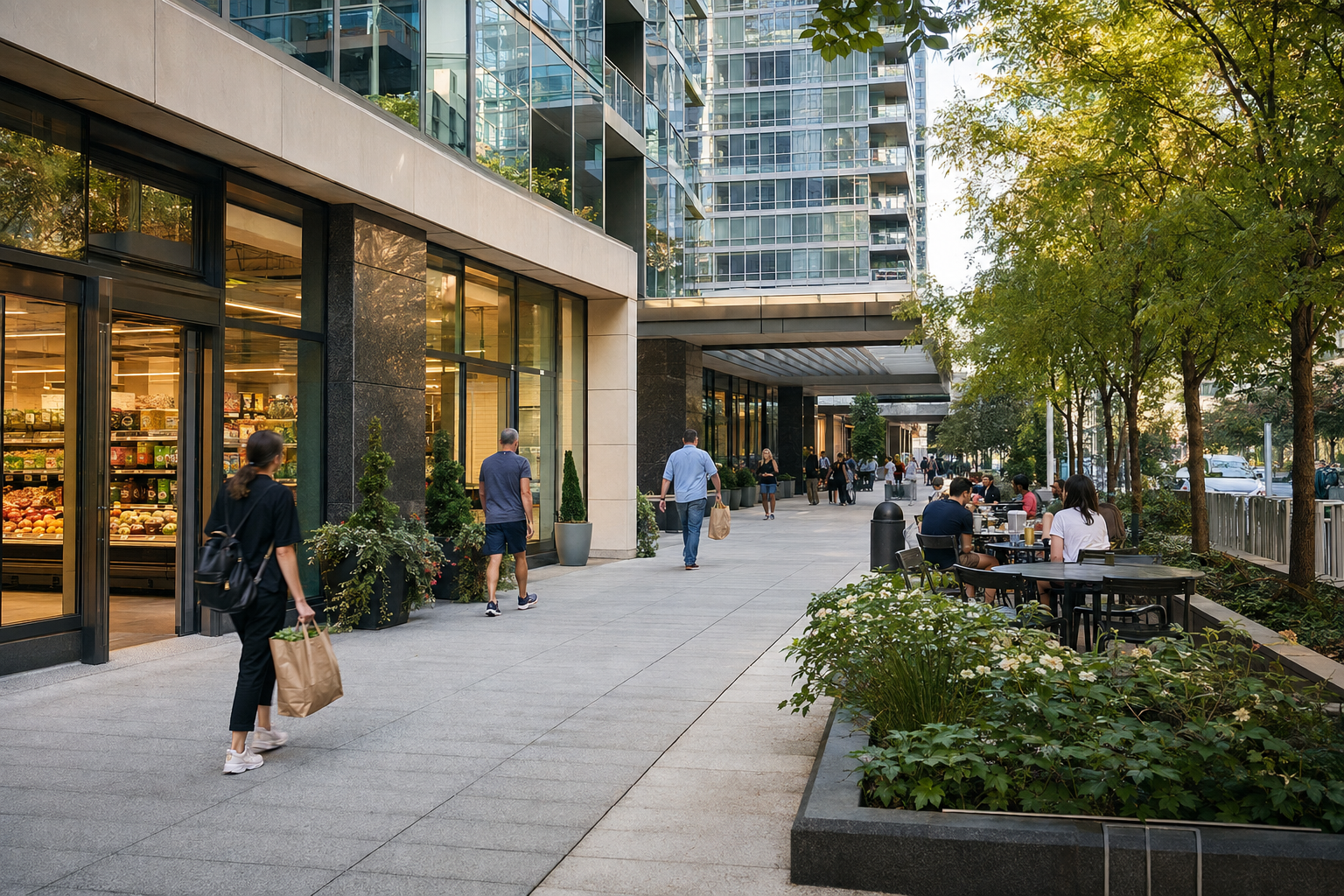 Shopping on Oak Street
