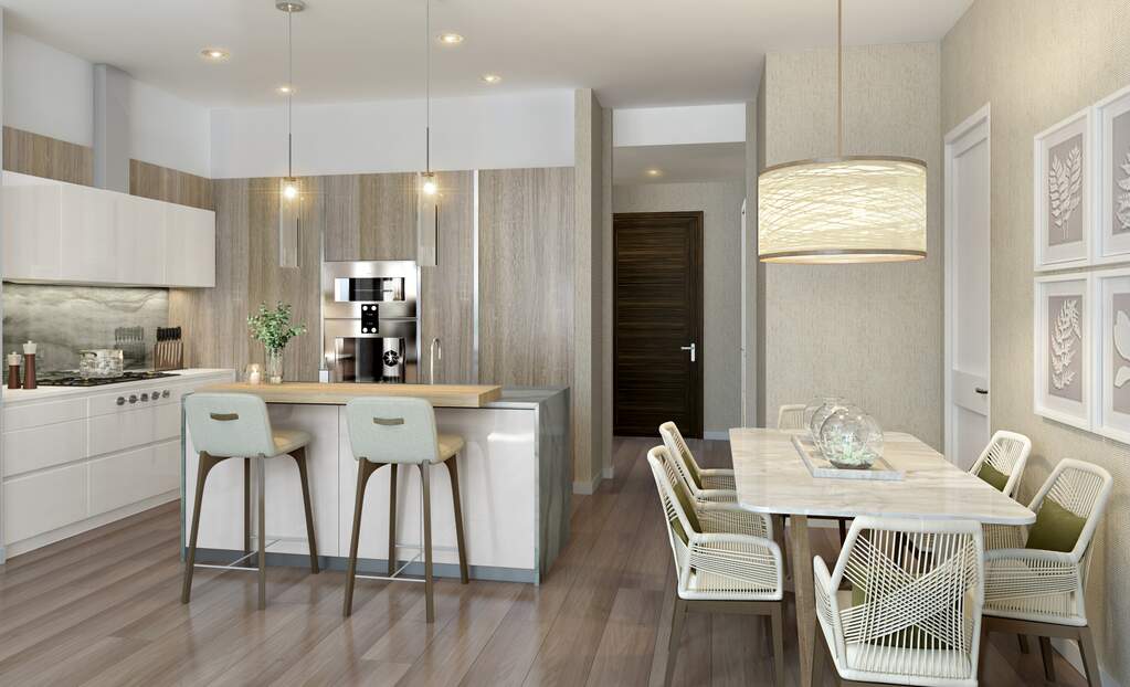 Private full-floor residence detail at Park Tower