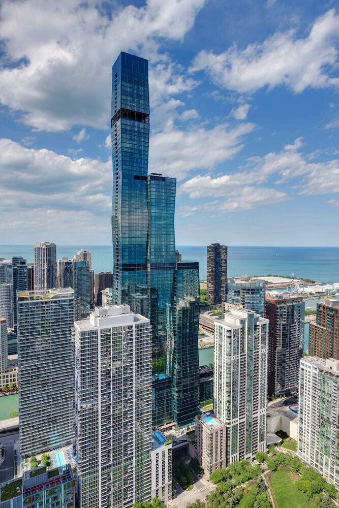 Park Tower penthouse interior at 800 North Michigan Avenue