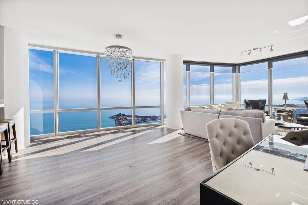 Park Tower penthouse interior at 800 North Michigan Avenue