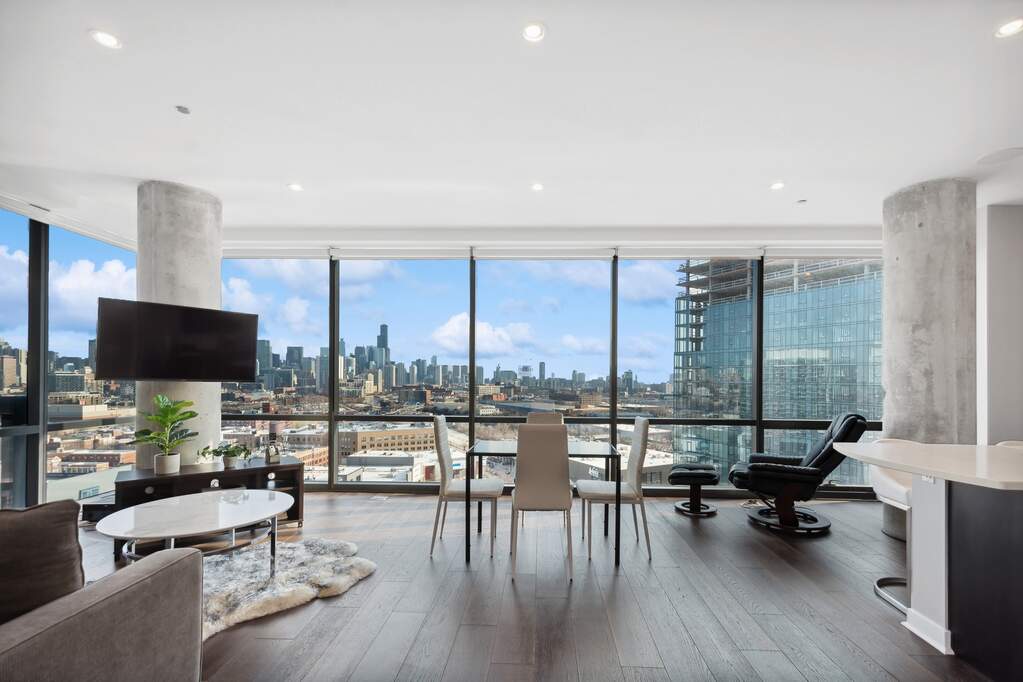 Park Tower penthouse interior at 800 North Michigan Avenue