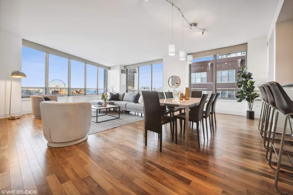 Park Tower penthouse interior at 800 North Michigan Avenue