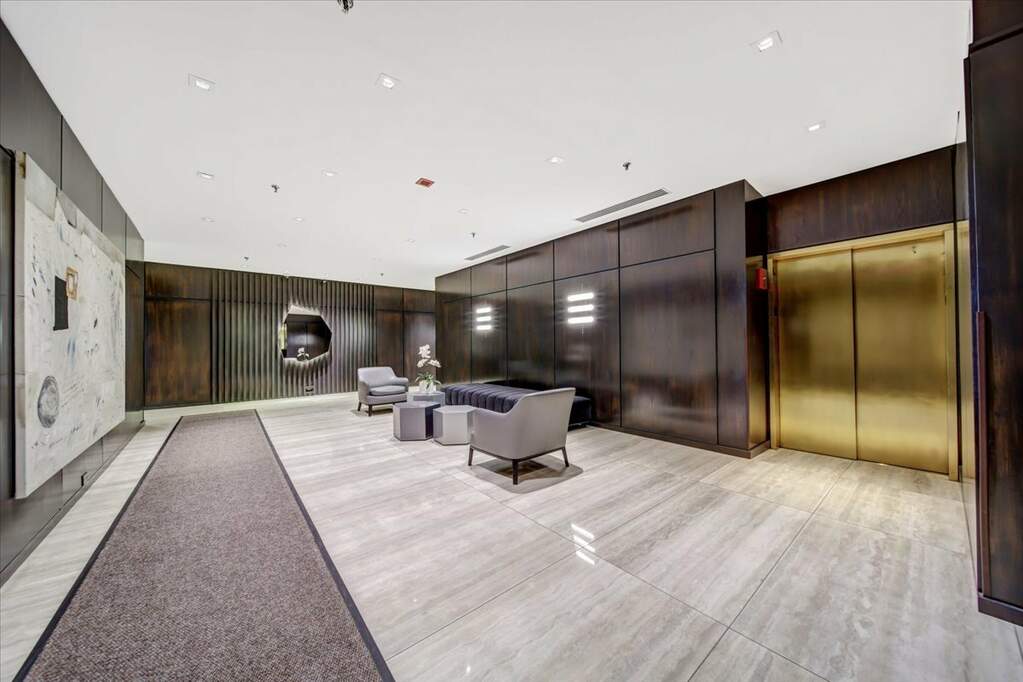 Luxury living space with panoramic Chicago views