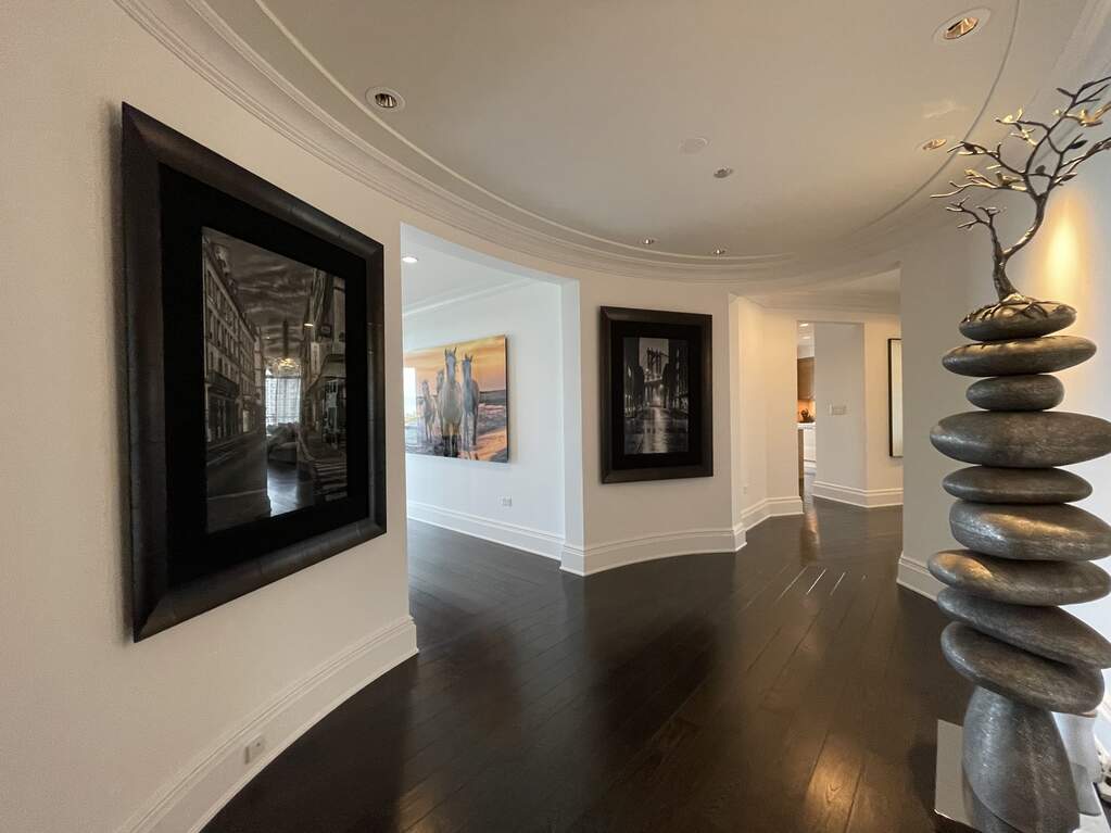 Park Tower penthouse interior at 800 North Michigan Avenue