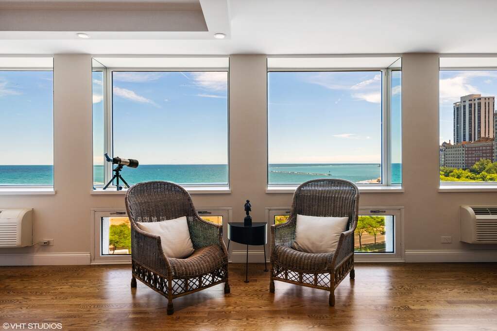 Park Tower penthouse interior at 800 North Michigan Avenue