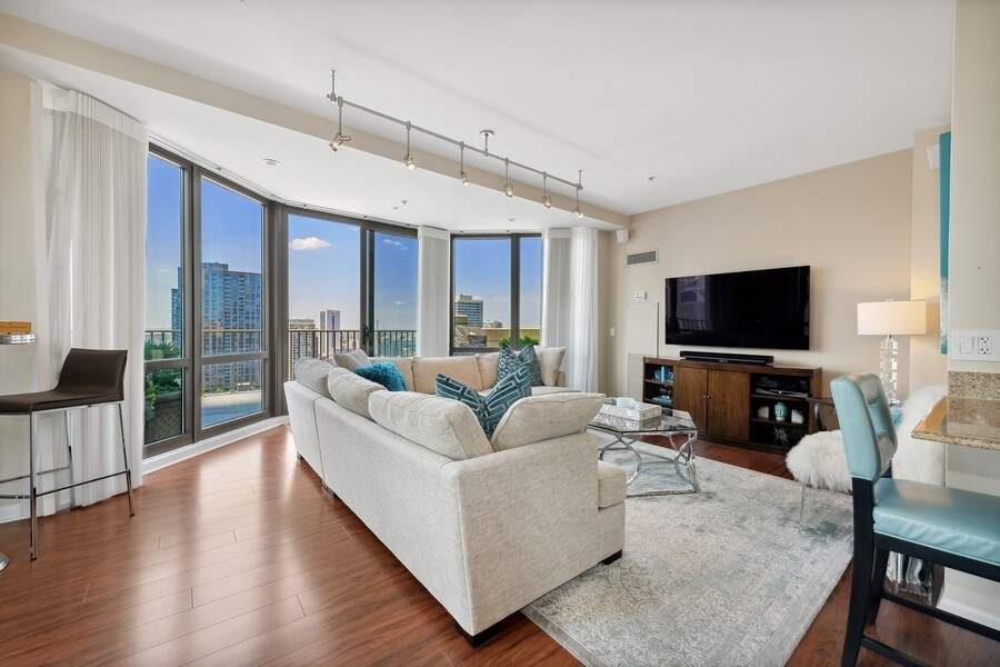 Park Tower penthouse interior at 800 North Michigan Avenue