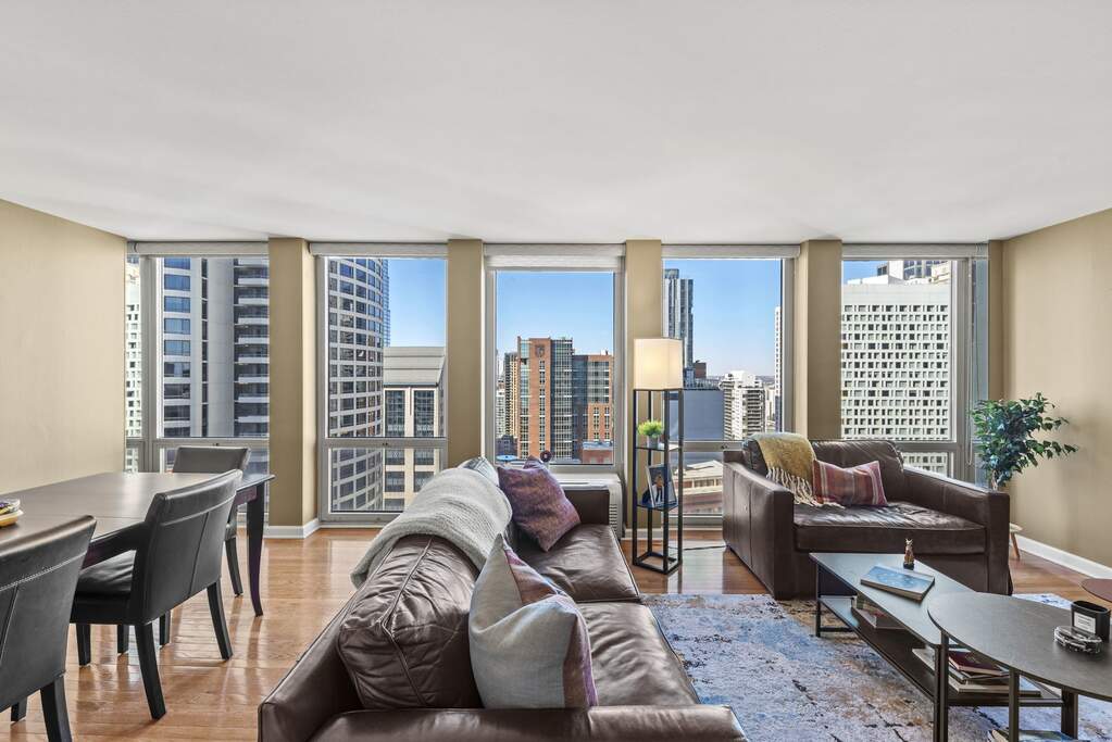 Park Tower penthouse interior at 800 North Michigan Avenue