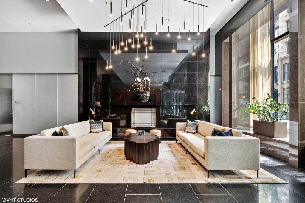 Park Tower penthouse interior at 800 North Michigan Avenue