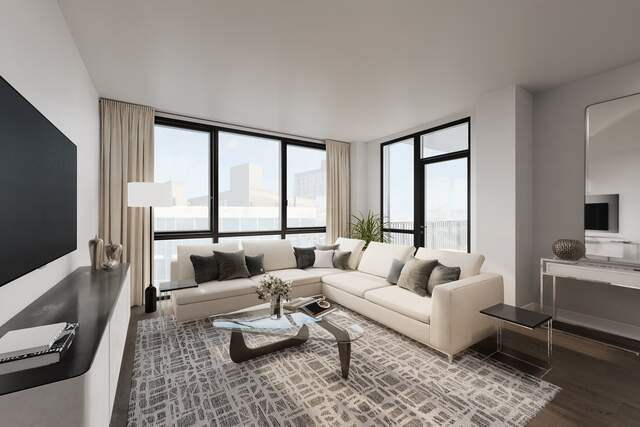 Penthouse bedroom suite overlooking Chicago