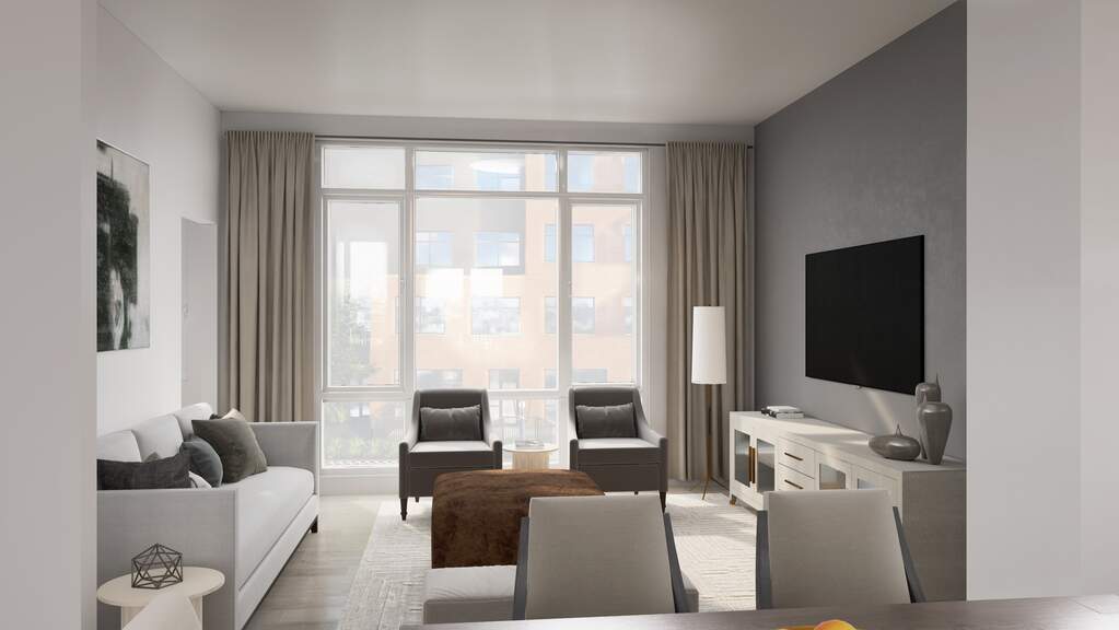 Penthouse bedroom suite overlooking Chicago