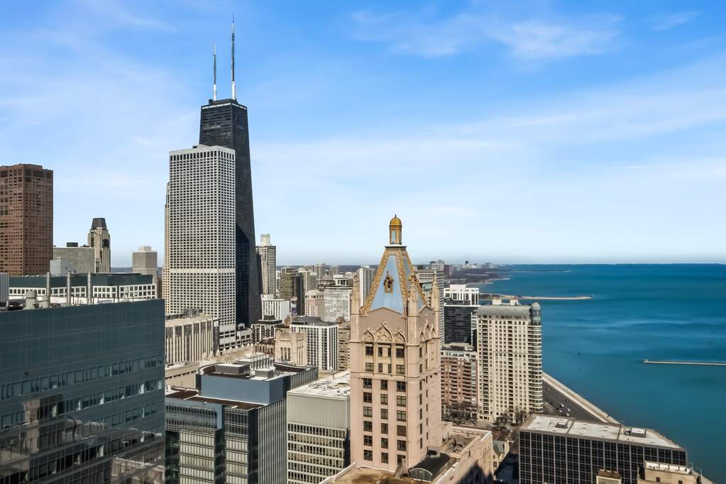 Park Tower penthouse interior at 800 North Michigan Avenue