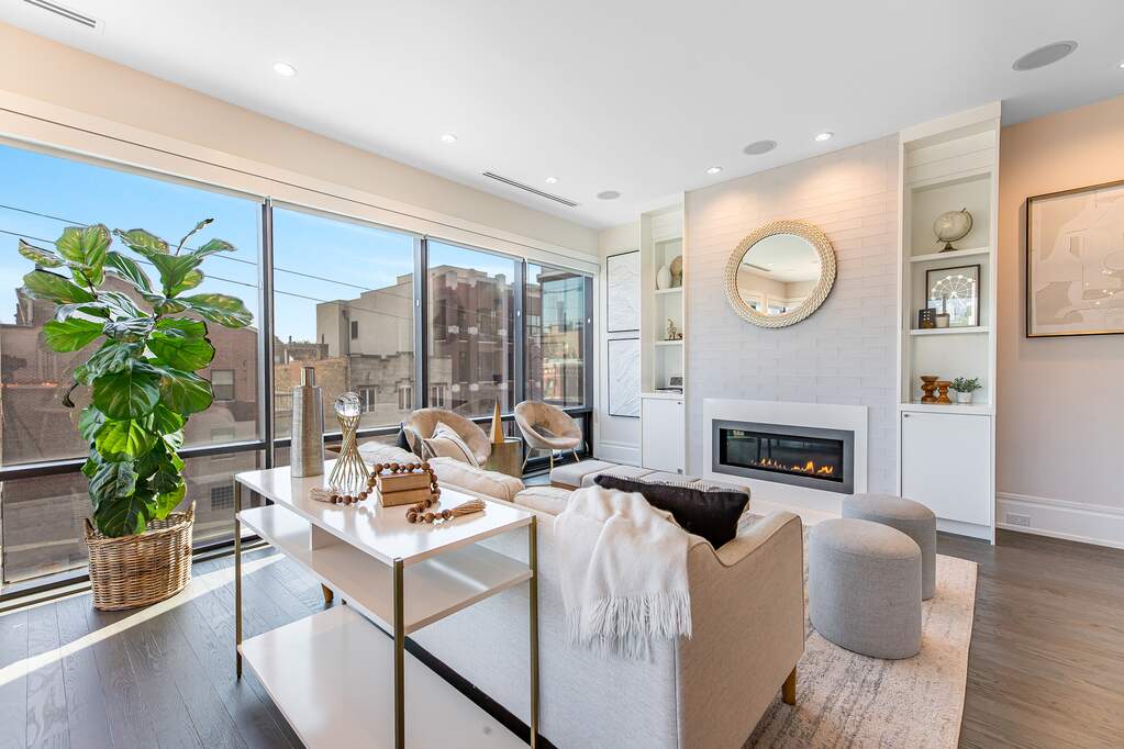 Park Tower penthouse interior at 800 North Michigan Avenue