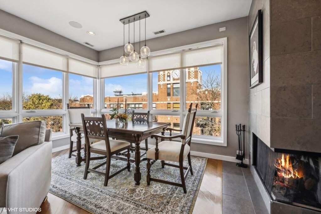 Designer kitchen and refined entertaining spaces