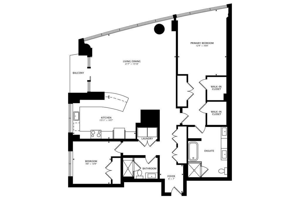 Private full-floor residence detail at Park Tower