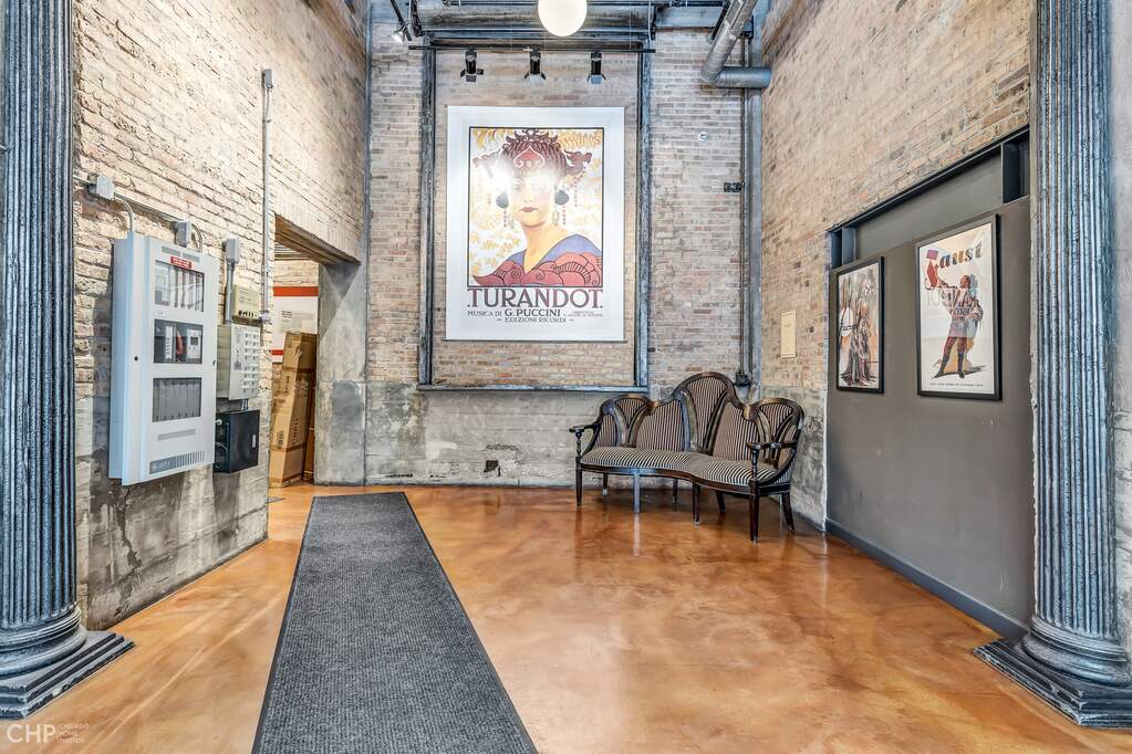 Luxury living space with panoramic Chicago views