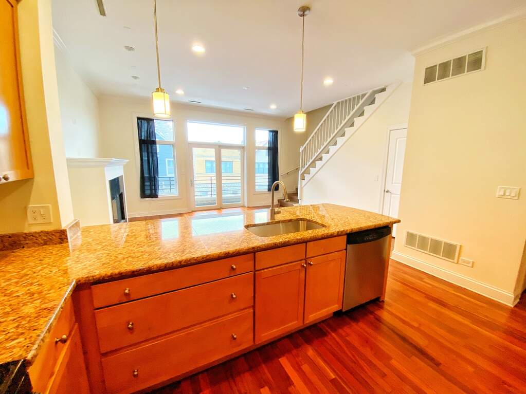 Designer kitchen and refined entertaining spaces