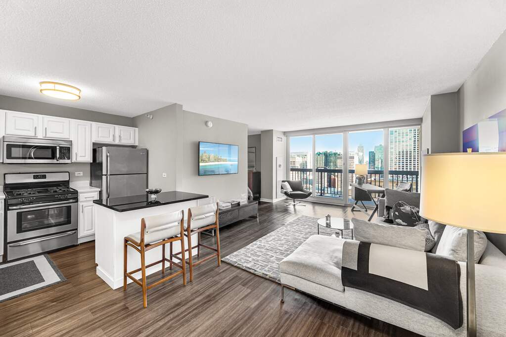 Park Tower penthouse interior at 800 North Michigan Avenue
