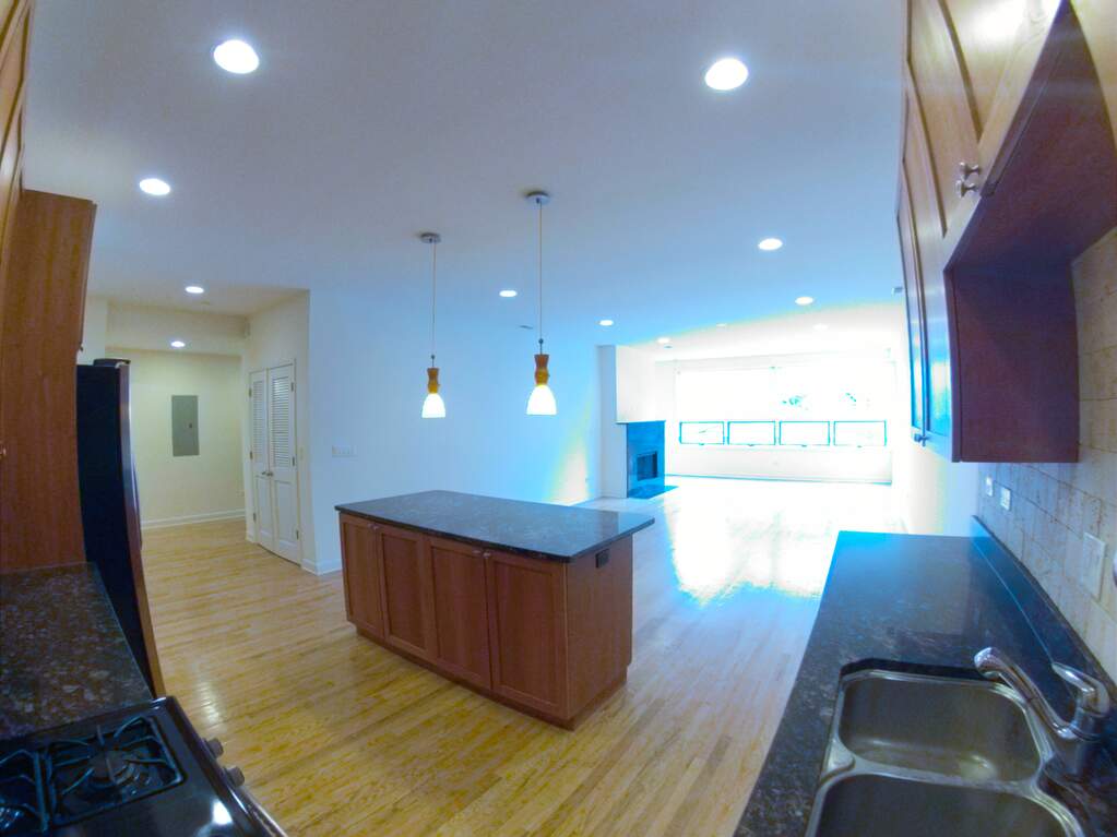 Designer kitchen and refined entertaining spaces