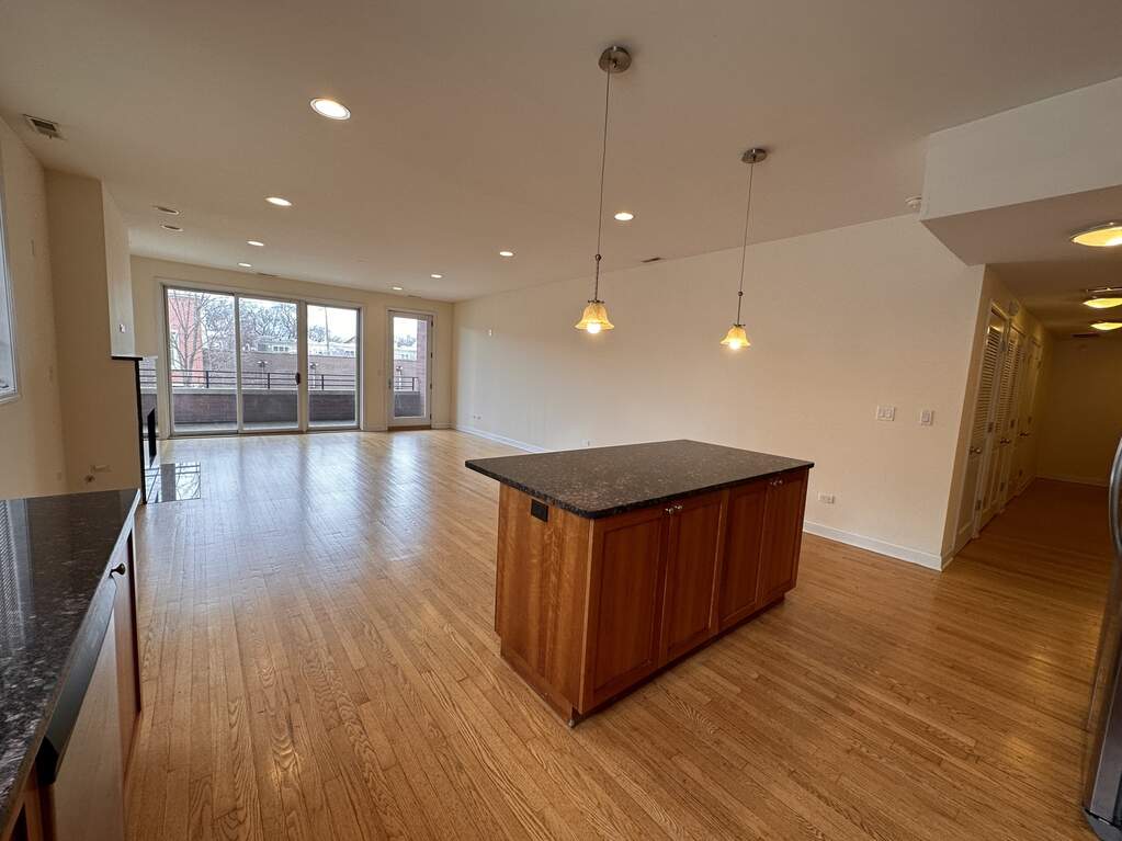Luxury living space with panoramic Chicago views
