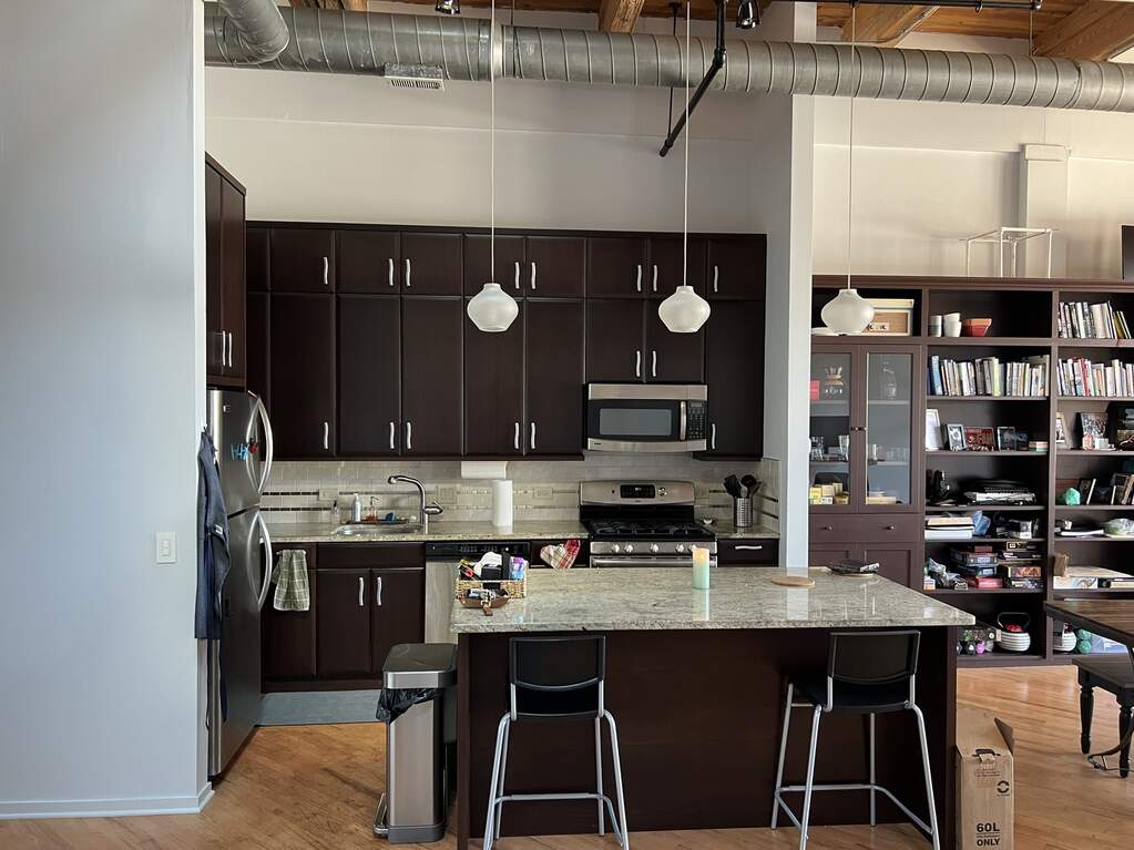 Designer kitchen and refined entertaining spaces