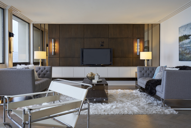 Park Tower penthouse interior at 800 North Michigan Avenue