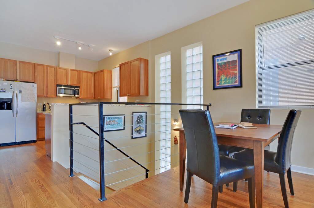 Designer kitchen and refined entertaining spaces