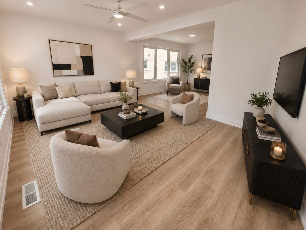 Park Tower penthouse interior at 800 North Michigan Avenue