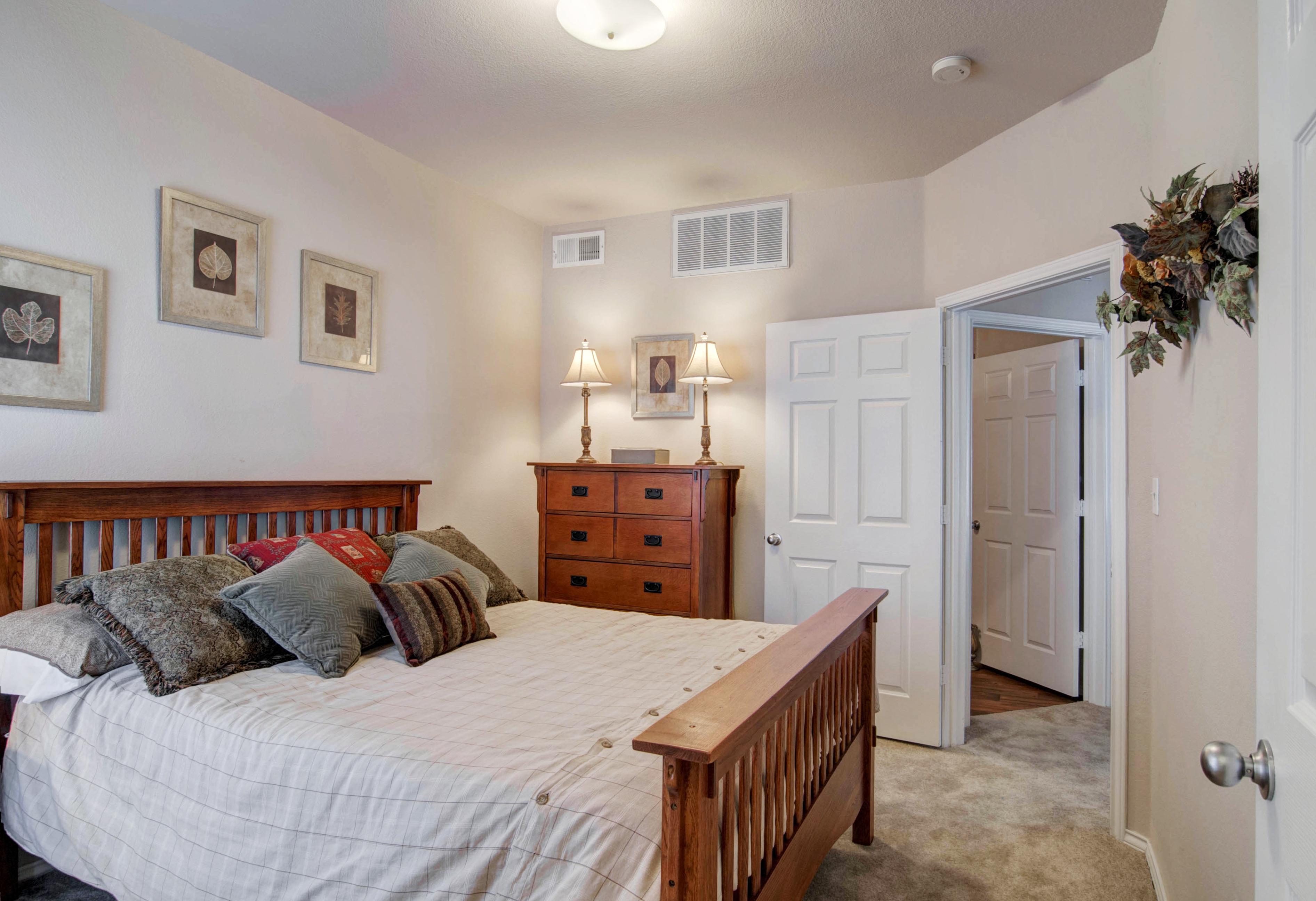 Bedroom stock image