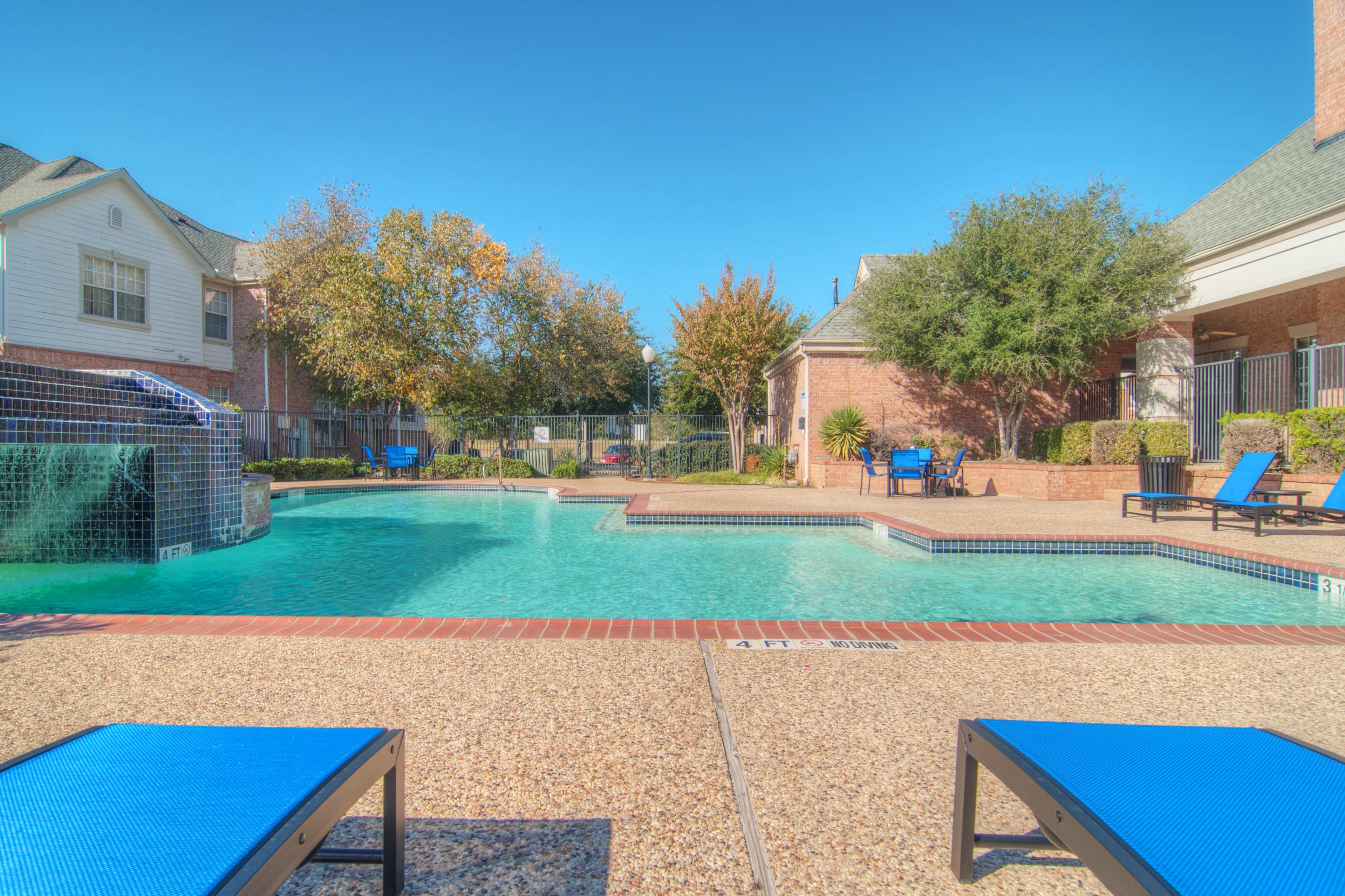 Exterior of community pool