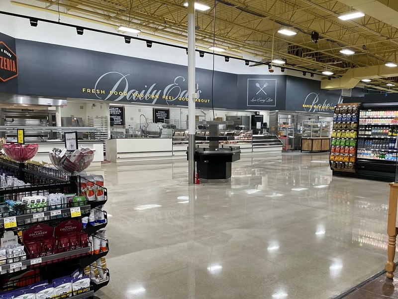 Supermarket Polished Concrete Atlanta Georgia