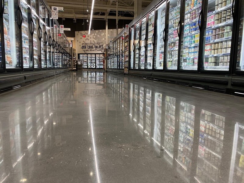 Grocery Store Polished Concrete Atlanta Georgia
