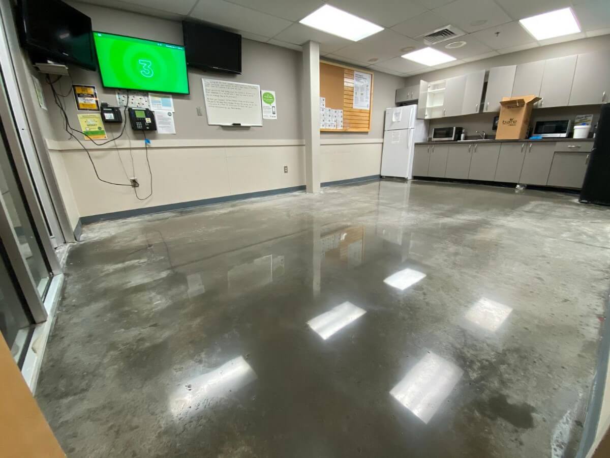 Office Polished Concrete Atlanta Georgia