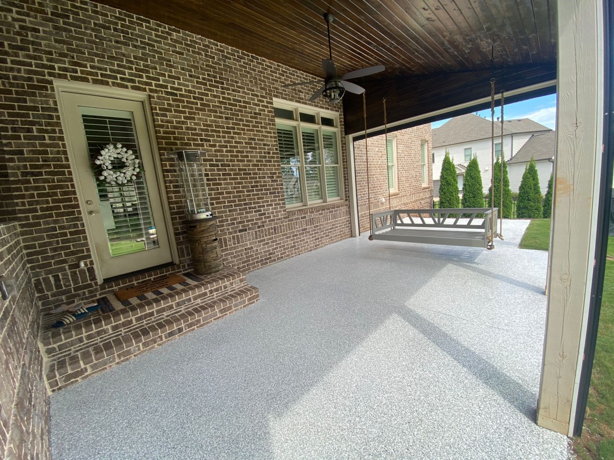 Patio Epoxy Flooring Atlanta Georgia
