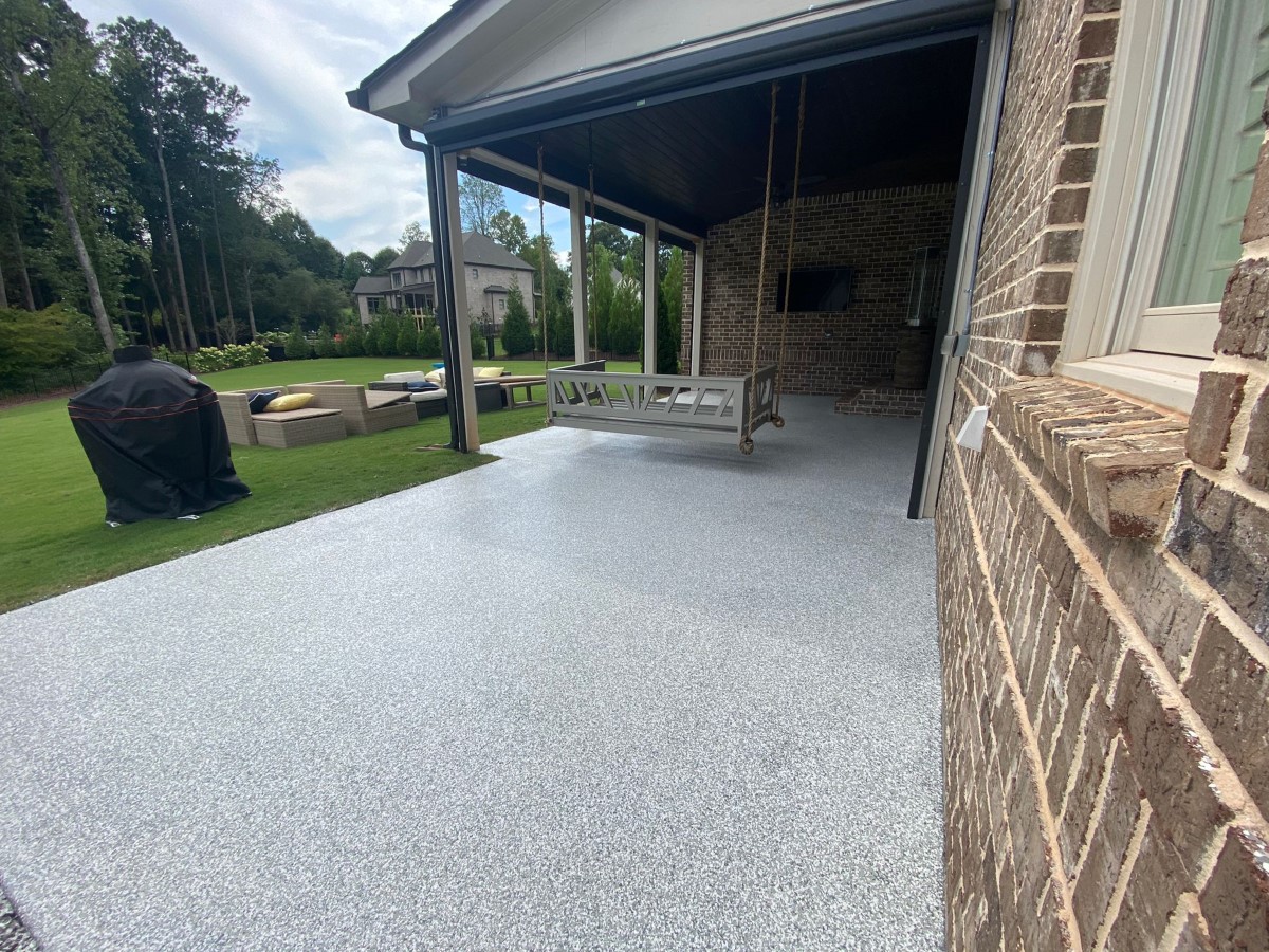 Patio Epoxy Flooring Atlanta Georgia
