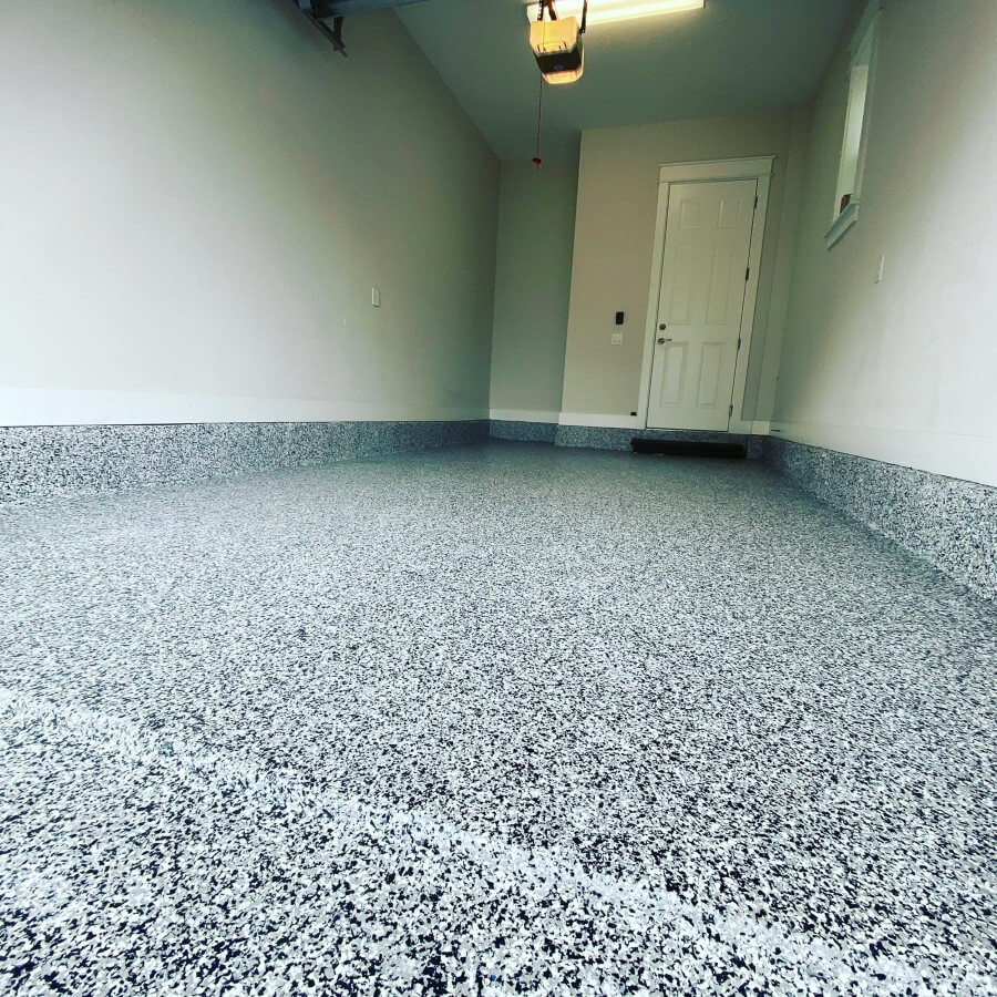 Single Epoxy Garage Floor In Atlanta Georgia