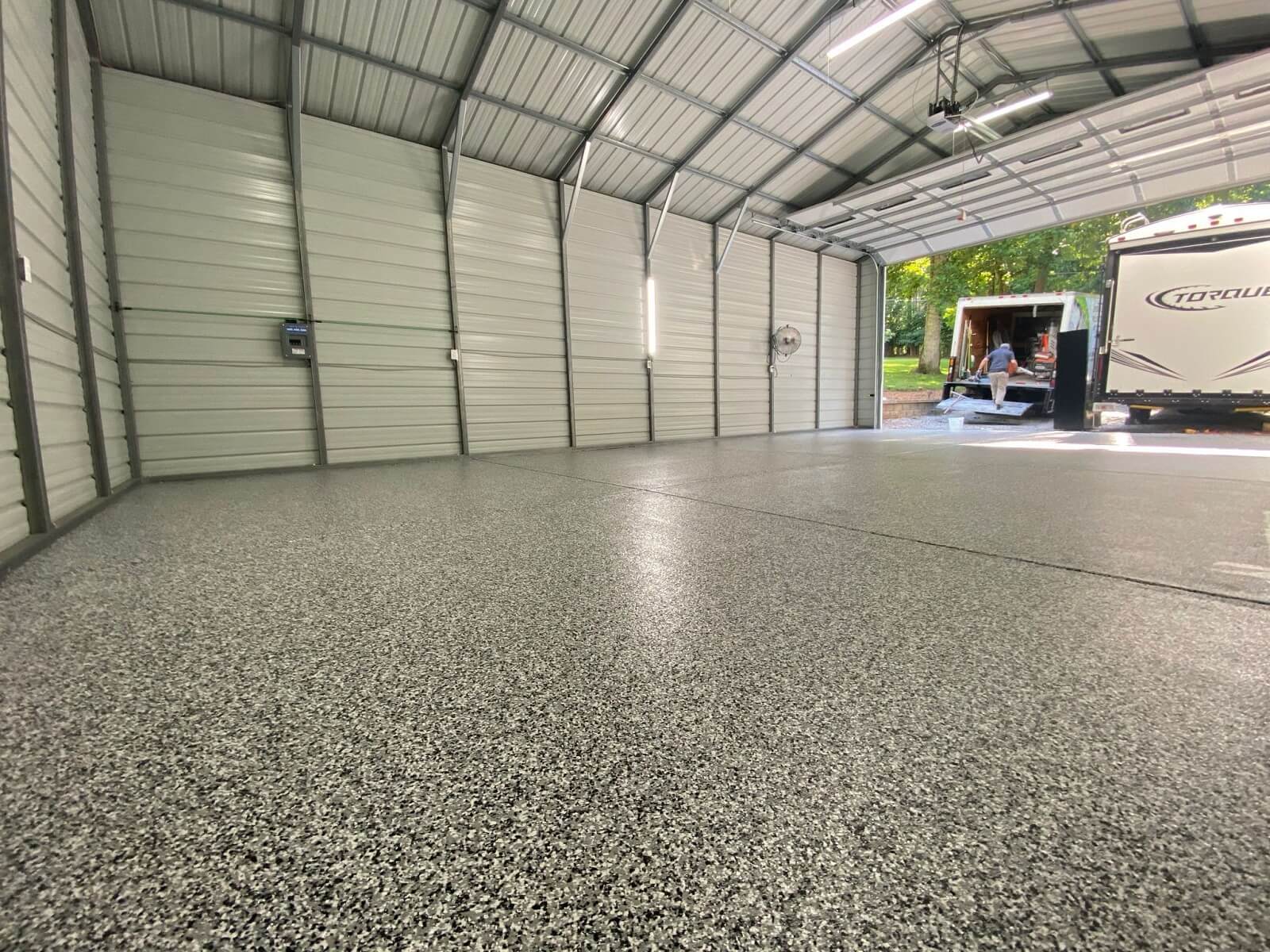 Garage Epoxy Flooring In Atlanta Georgia