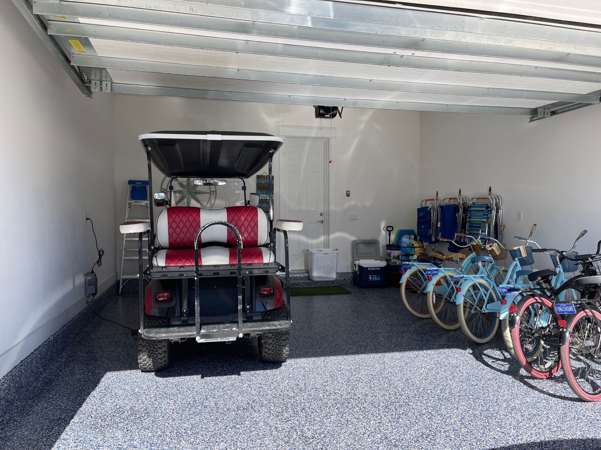 Epoxy Garage Flooring In Laguna Florida