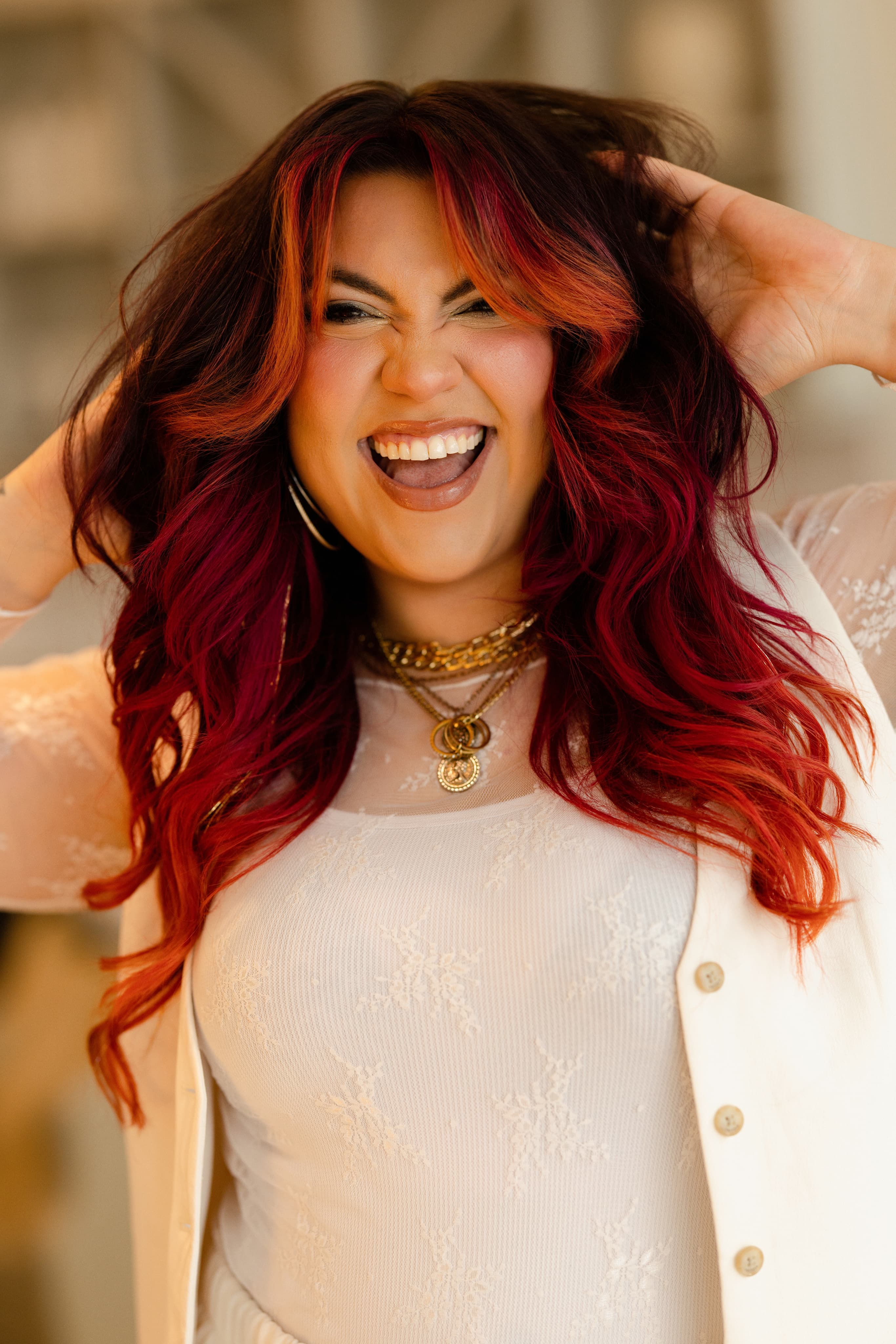 Atlanta Horsman, hair stylist at The Social Chair