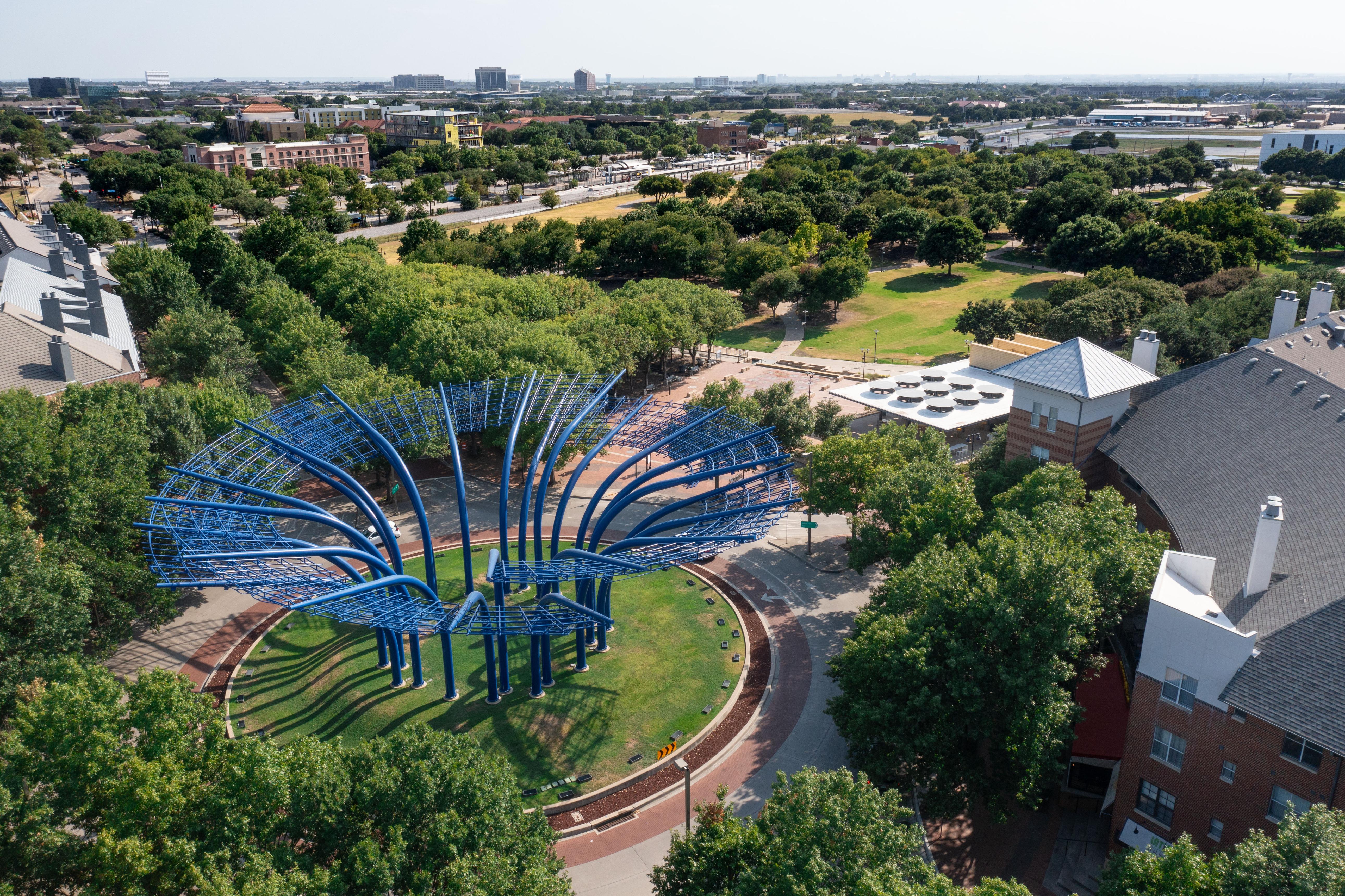 Addison Circle Park stock image