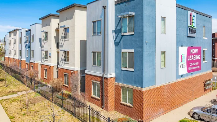 Exterior of apartment building