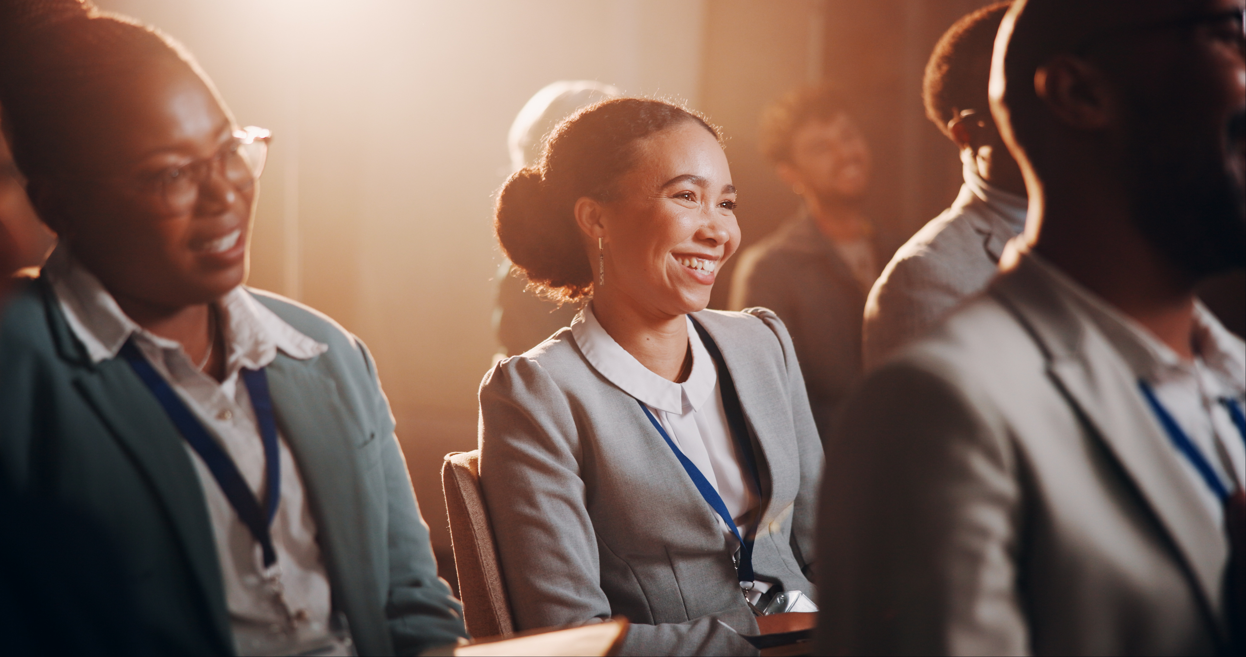 Association professionals at a conference