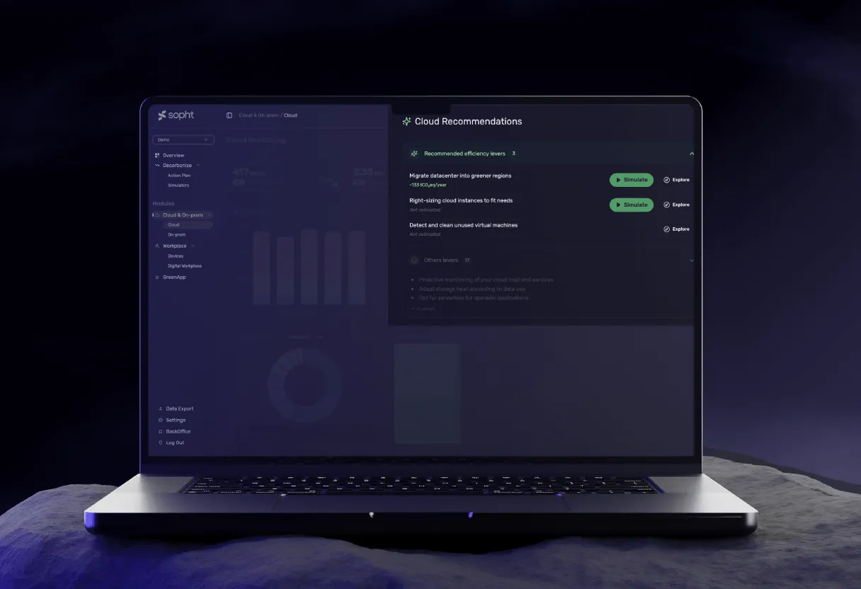 Cloud recommendations: greener regions, rightsizing and unused VM clean-up