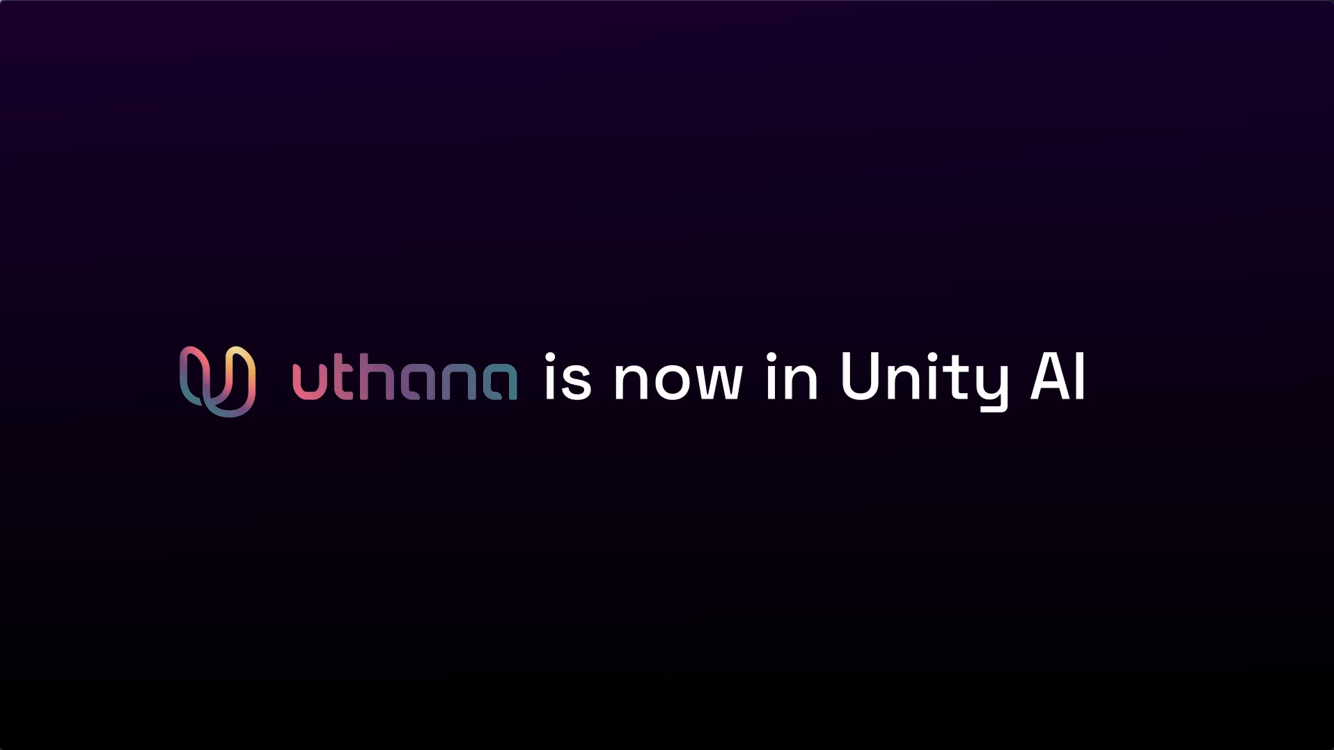 Uthana + Unity AI