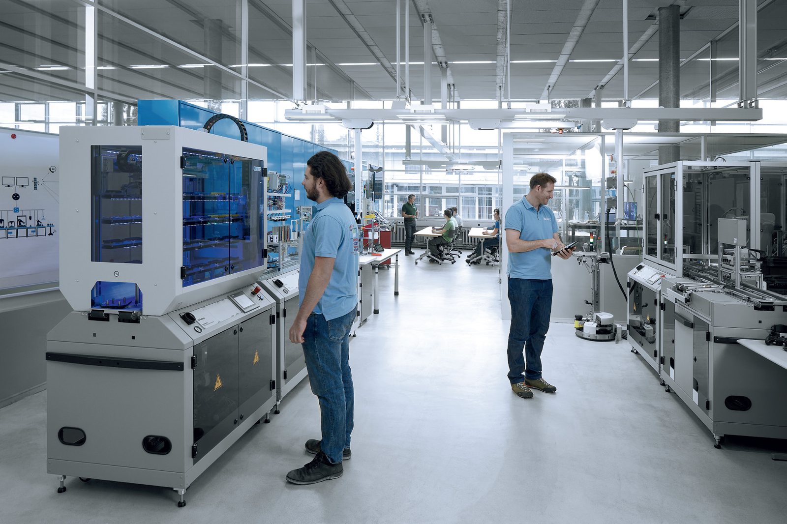 Industry 4.0 production and automation teaching laboratory