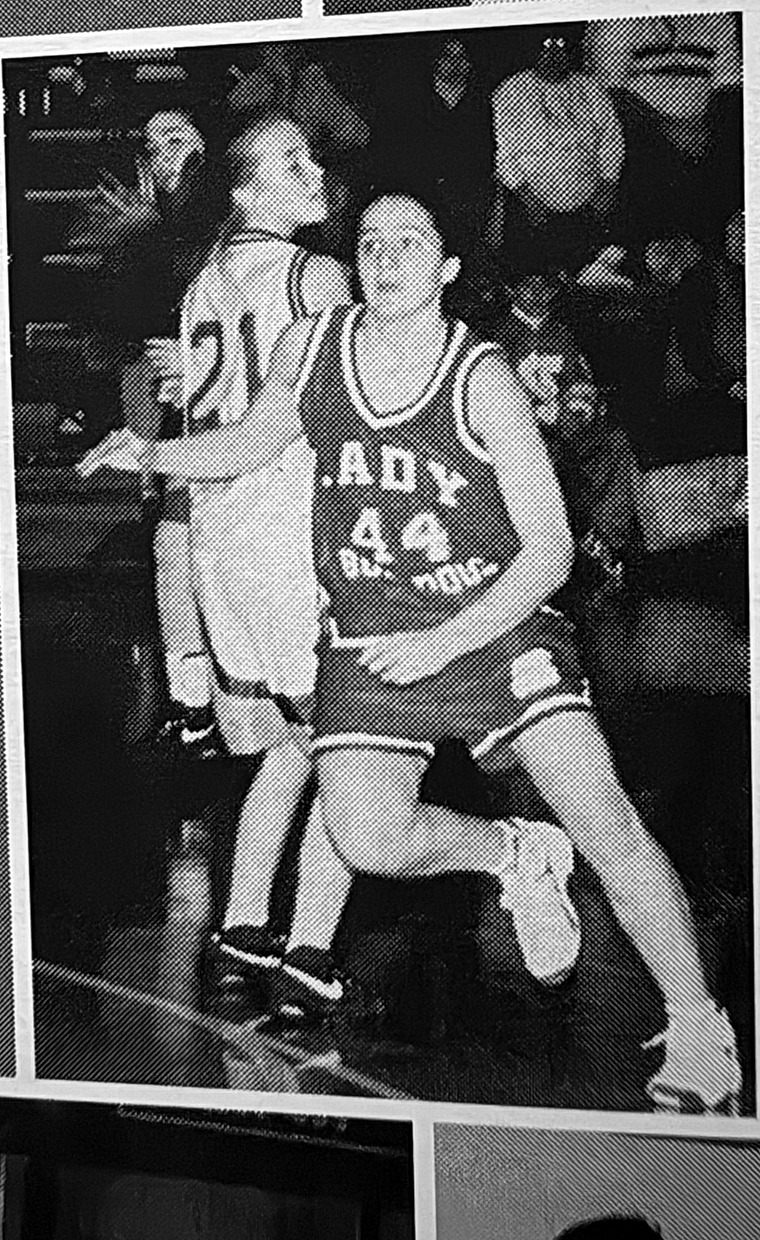 Katherine O’Shaughnessy, number 44, in basketball action for Old Rochester Regional