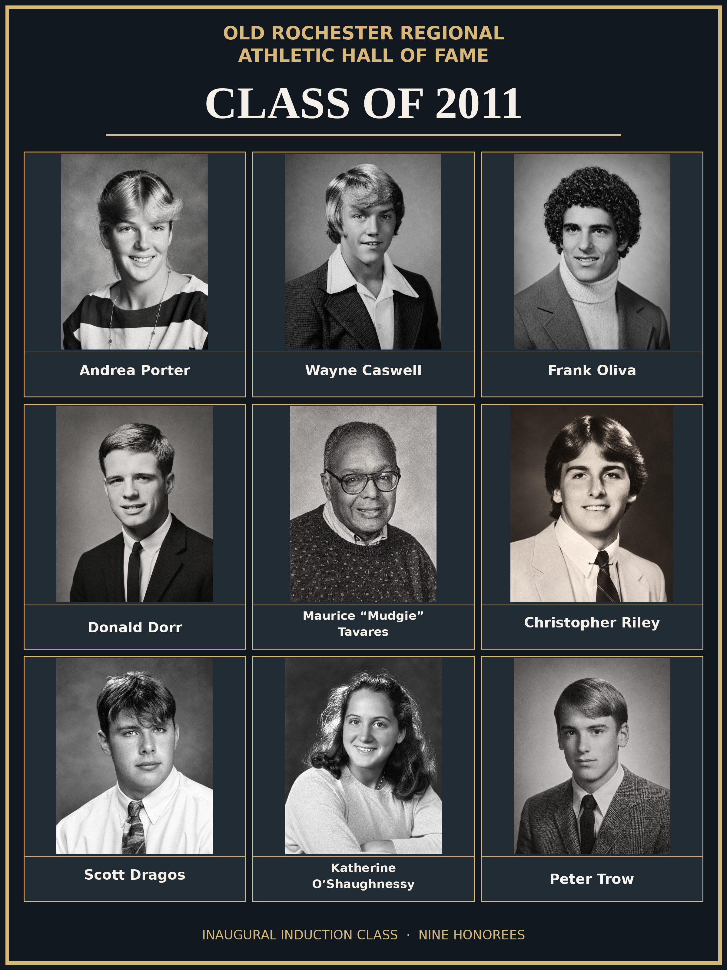 Hall of Fame induction class collage