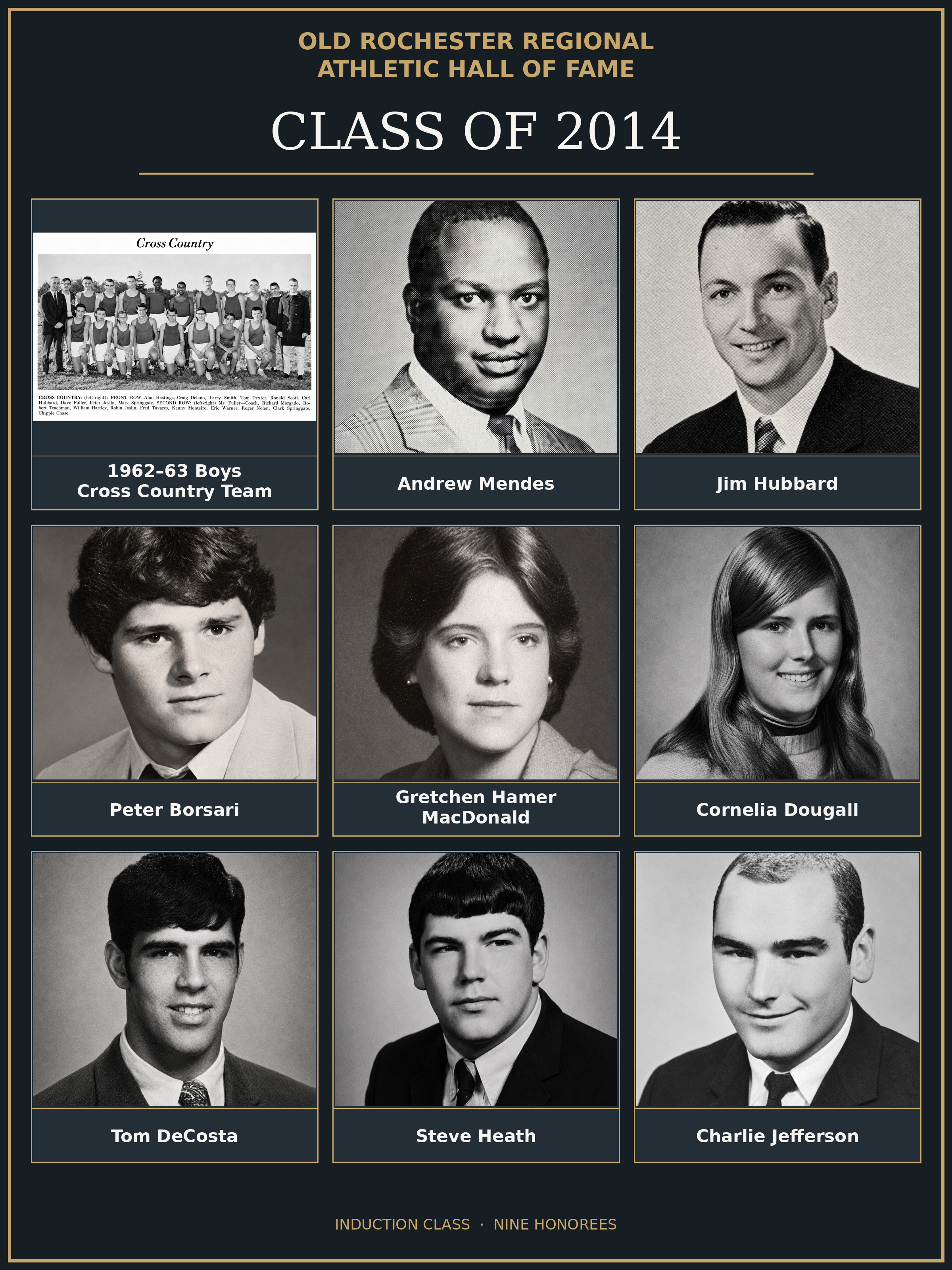 Hall of Fame induction class collage