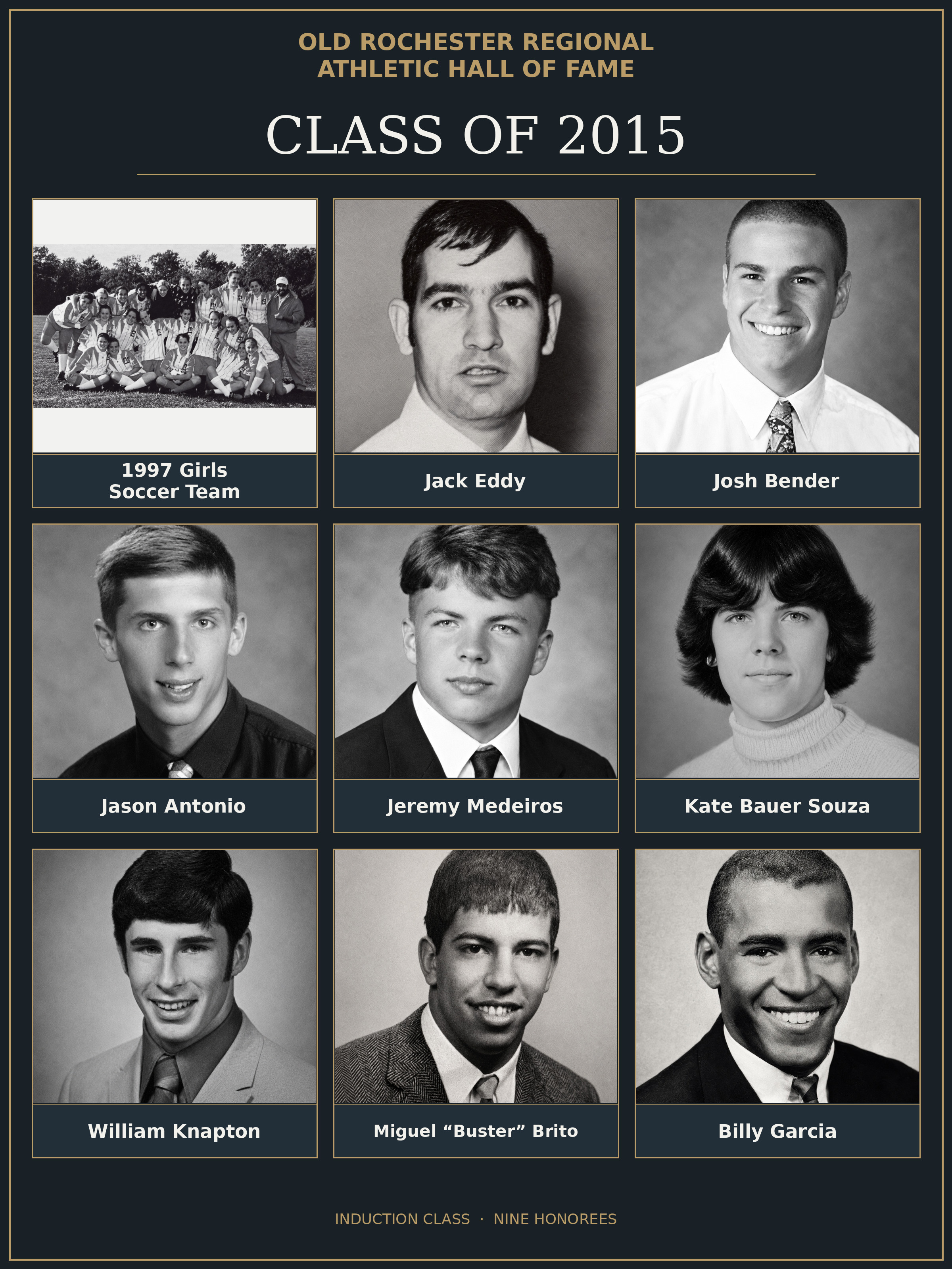 Hall of Fame induction class collage