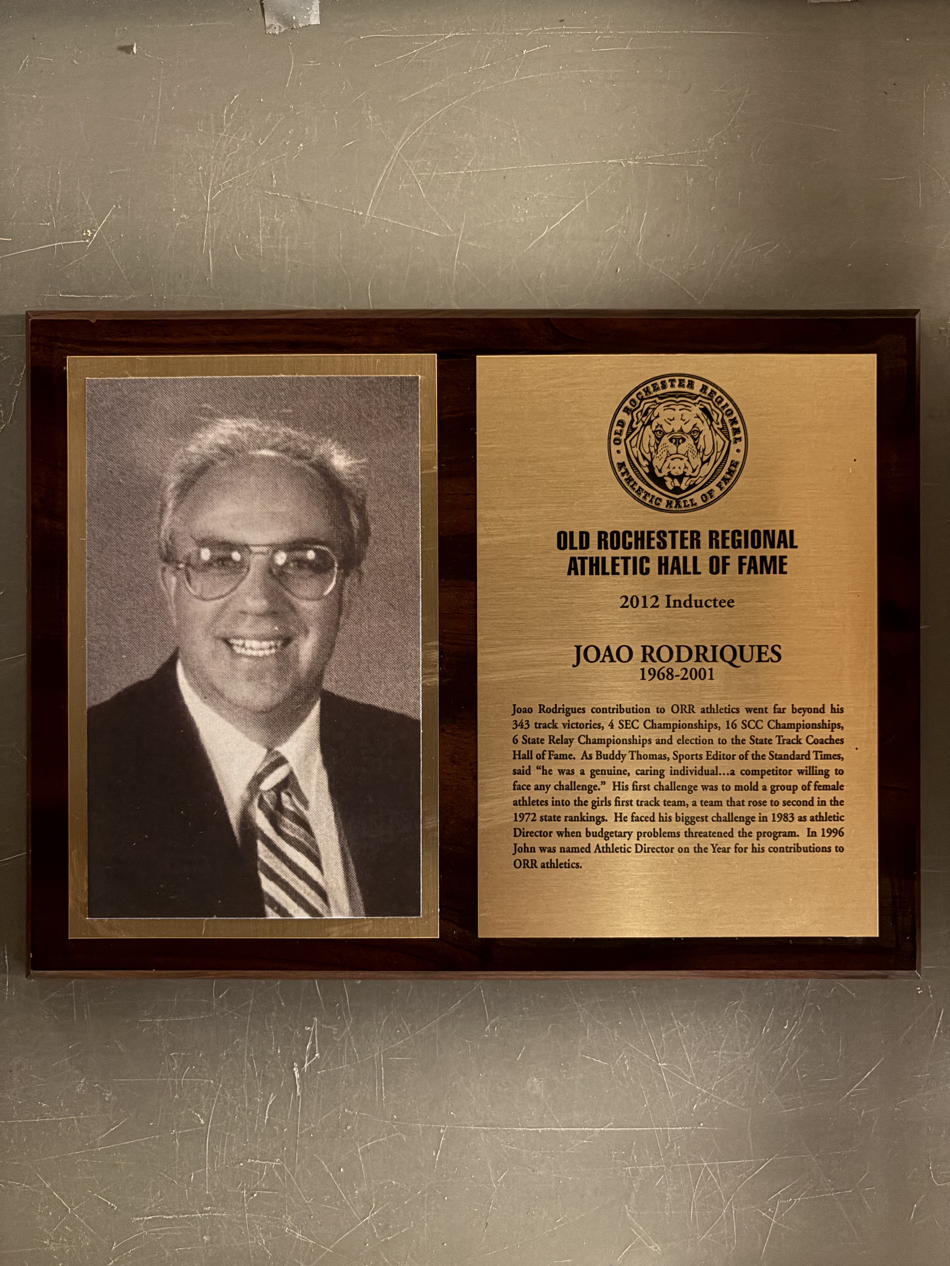 Joao Rodrigues’s complete 2012 Hall of Fame display
